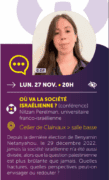 DijonOuva À Dijon (21), conférence sur le thème : "Où va la société israélienne?"