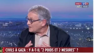 Rony Brauman jpg Rony Brauman sur LCI : "Le problème des Palestiniens c'est : l'occupation/les déportations/la colonisation !"