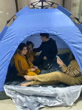 tente gaza jpg Les 15 et 16 décembre à Nuseirat : un point sur l'aide d'urgence