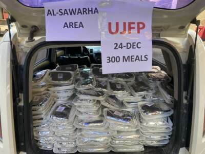 IMG 9123 OK Abu Amir, le 25 décembre : "Ce matin très forts bombardements...il n'y a plus de nourriture depuis la veille"