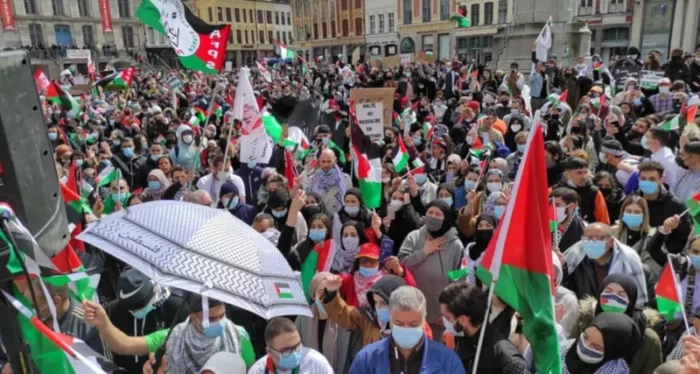 ManifPalestine2 jpg La solidarité avec la Palestine sur un point de bascule