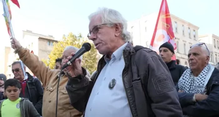 PSMarseille1711 jpg Intervention de Pierre Stambul à Marseille au rassemblement de solidarité avec le peuple palestinien le 17 novembre 2023