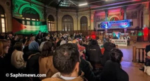 Saphir jpg Depuis la France, des Palestiniens plus que jamais mobilisés « face à la barbarie génocidaire » à Gaza