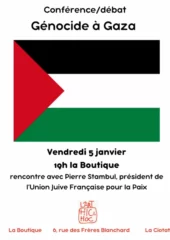 Stambul janvier 24 jpg À La Ciotat (13), conférence-débat : "Génocide à Gaza" avec Pierre Stambul