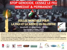 À Paris (4ème), veillée pour la paix et la justice en Palestine 2 appel 22decembre version19dec 002 jpg À Paris (4ème), veillée pour la paix et la justice en Palestine