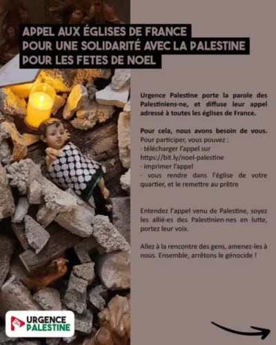 appelauxeglises jpg Appel aux églises de France pour une solidarité avec la Palestine pour les fêtes de Noël