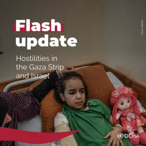 OCHAUNICEF jpeg Hostilités dans la bande de Gaza et en Israël | Flash Update #84