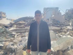 ZiadGaza2 jpg Ziad Medoukh : "Bonjour de Gaza la détruite et Gaza la dévastée"