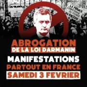 darmanin loi 3 fev National 002 jpg MOBILISATION NATIONALE SAMEDI 3 FÉVRIER 2024 CONTRE LA LOI DARMANIN