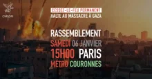 facebook 6 janvier jpg À Paris (11ème), rassemblement "Halte aux massacres à Gaza et en Cisjordanie !"