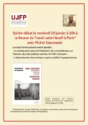 flyer soiree 19 janvier 2024 jpg À Paris (3ème), soirée-débat sur le projet politique sioniste : ses effets sur les Palestiniens et la déconstruction de ses principaux mythes