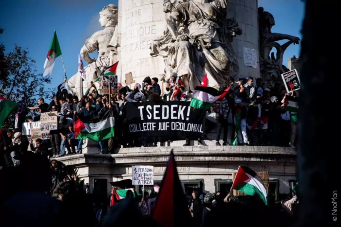 france manifestation tsedek palestine juifs.jpg Tsedek!, le collectif français qui veut « faire entendre une voix juive décoloniale »