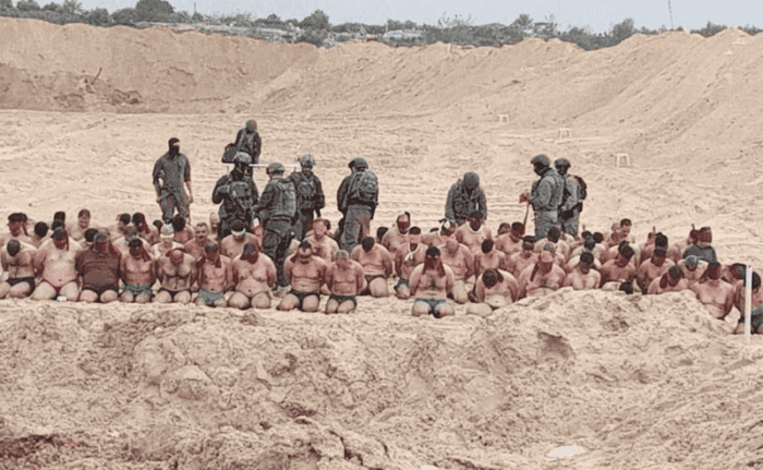 word image 59845 4 20 heures à genoux. Quiconque bouge est frappé. Citoyens de Gaza au sujet de l'arrestation en Israël