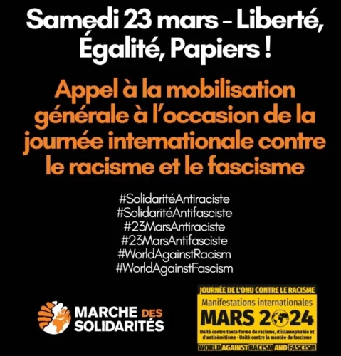 23mars jpg Samedi 23 mars - Liberté, Égalité, Papiers ! Appel à la mobilisation générale