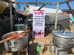 repas camp des paysans a Khan Younis 20 fevrier 1 jpeg Témoignages d'Abu Amir le 26 février 2024 : le point sur la situation à Gaza