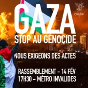 stopgenocide jpg À Paris, rassemblement : "Gaza stop au génocide"
