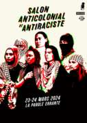 SAA 2024 depliant programme Page 1 À Montreuil (93,) salon anti-colonial et antiraciste