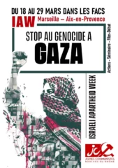 TRACT IAWA5 1 jpg À Marseille et Aix-en-Provence (13), semaine de l'IAW : "Stop au génocide à Gaza"