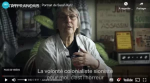 SarahAntisioniste jpg webp Sarah Katz : "L'antisémitisme, c'est un crime, mais l'antisionisme, c'est un devoir"