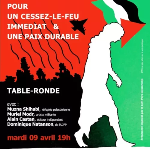 Soissons jpg webp À Soissons (02), "La justice d'abord à Gaza"