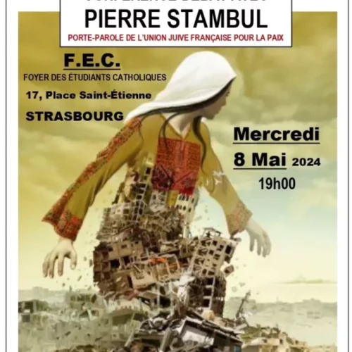 StrasbourgPS jpg webp À Strasbourg (67), conférence-débat « Combattre l’antisémitisme, promouvoir l’antisionisme, défendre les droits des Palestiniens »