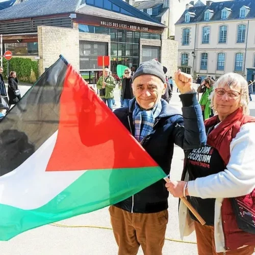 VannesJGSjpg jpg webp 23e rassemblement pour la Palestine à Vannes : « En tant que juif, je soutiens la Palestine »