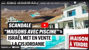 maisonspiscine jpg webp SCANDALE "MAISONS AVEC PISCINE" : ISRAËL MET EN VENTE LA CISJORDANIE