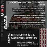 resisterfascisation jpeg À Montreuil (93), discussions et tables rondes : "De Paris à Gaza, résister à la fascisation du monde"
