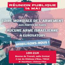 IG reunion publique 002 À Paris (10ème), réunion publique de mobilisation "Aucune arme israélienne à Satory"
