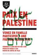 14 06 24 Noisy le Sec À Noisy-le-Sec (93), rassemblement pour la paix en Palestine