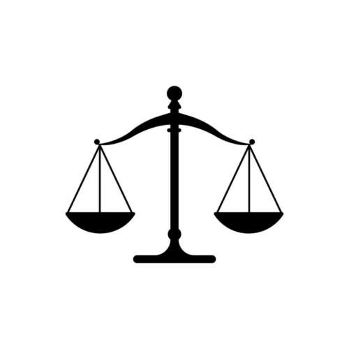 7126472 icone balance de justice gratuit vectoriel Deux assignations en justice visent l'organisateur du salon du Bourget