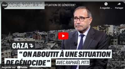 Pitti Raphaël Pitti sur Gaza : "On aboutit à une situation de génocide"