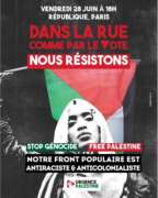 UP29juin À Paris, rassemblement : "Dans la rue comme par le vote nous résistons"