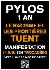 affiche 14 juin 2024 fond noir copie 4 002 À Paris, manifestation : "Le racisme et les frontières tuent"