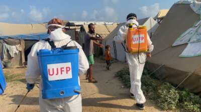 Abu Amir 9 7 24 desinfection1 Témoignage d'Abu Amir, le 9 juillet 2024