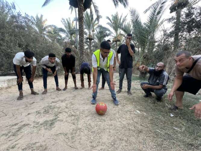 Soutien psychologique hommes Témoignage de Gaza, le 27 juillet 2024 : "soutien psychologique pour les hommes"