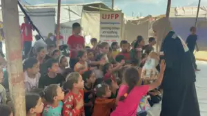 Abu Amir 16 aout 24 classe 1 Rapport d'activité de l'équipe de l'UJFP - semaine du 10 au 15 août