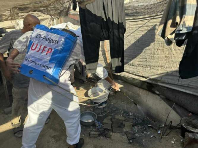 Abu Amir 28 aout OK desinfection 3 IMG 5969 Témoignage d'Abu Amir, le 28 août 2024