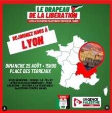 DrapeauLyon À Lyon, le Drapeau de la Libération