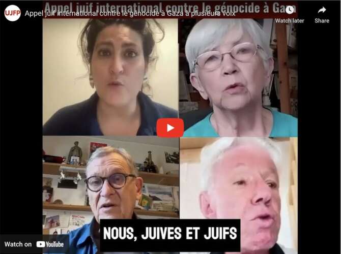 Appele juif international Un génocide qui dure à Gaza depuis 338 jours