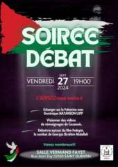 DominiqueN2 À Saint-Quentin (02), Soirée-débat sur la Palestine