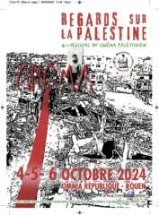 Flyer R° À Rouen (76), festival du film palestinien