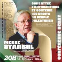 PS Clermont À Clermont-Ferrand (63), conférence-débat avec Pierre Stambul : « Combattre l'antisémitisme et soutenir les droits du peuple palestinien »