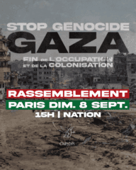 cnpjdpi 8 sept Plan de travail 1 À Paris, rassemblement : "imposons le cessez-le-feu, sanctions contre Israël"