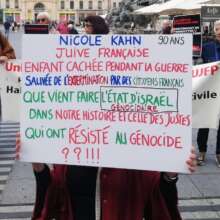 Lettre au Maire de Lyon, contre la venue de l’ambassadrice d’Israël pour une cérémonie pour l’inscription de Justes parmi les Nations