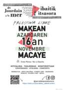 24 10 24 programme ibaitik itsasora web2 page 0001 À Macaye (64), "Du Jourdain à la mer, Palestine libre" : conférence, ateliers, concerts...