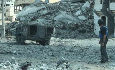 Un responsable de l’ONU dans le nord de Gaza, le 10 octobre 2024. Photo d’OCHA