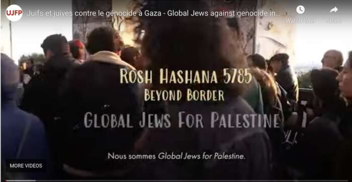 Juives et juifs pour la Palestine Juifs et juives contre le génocide à Gaza