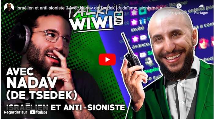 Nadav Israélien et antisioniste ? Avec Nadav de Tsedek