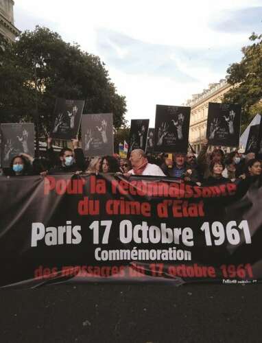 commemoration 17 octobre 1961 2024 : 63ème anniversaire du crime d’État commis le 17 octobre 1961